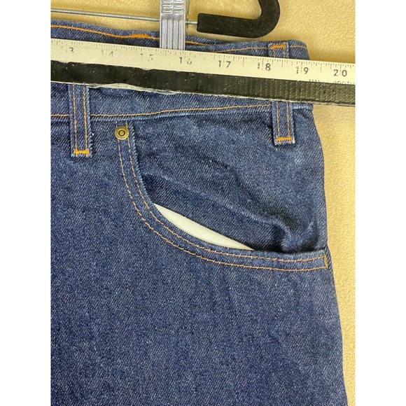 PRSN BLU‎ Carpenter Jeans Straight Leg Mens 40x30 Relaxed Fit Made in USA Blue - Picture 4 of 13